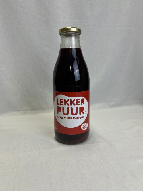 Lekker Puur Appel-vlierbessensap 1L