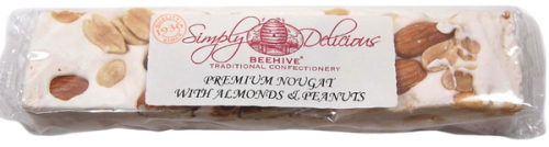 Premium Nougat Almond & Peanuts bar 125g
