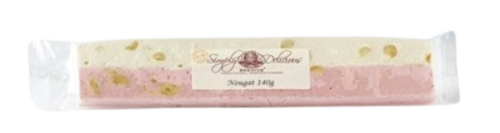 Pink & White Nougat bar 140g